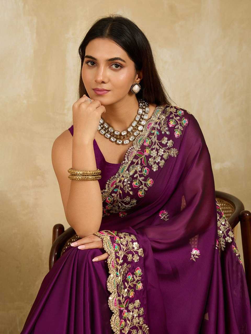 Rangoli Silk Embroidered Sarees